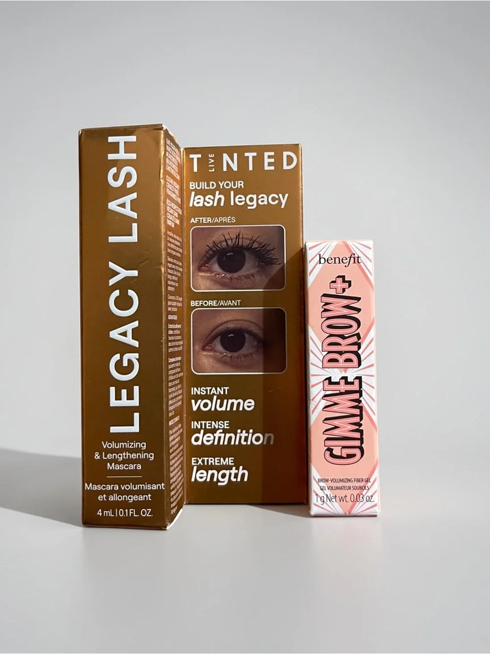 Benefit Gimme Brow + Tinted Live Mascara Set New In Box